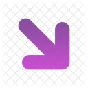 Arrow-downright  Icon