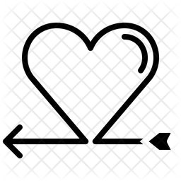 Arrow heart Icon