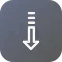 Arrow Direction Down Icon