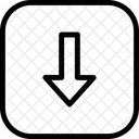 Arrow Direction Down Icon