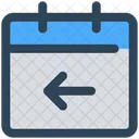 Calendar Arrow Left Icon