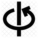 Arrow Rotation Axis Icon
