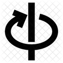 Arrow Rotation Axis Icon