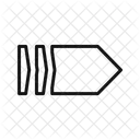 Arrow Pentagon Arrows Icon