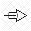 Arrow Right Path Icon