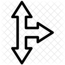 Arrow Cross Arrow Sign Icon