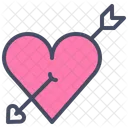 Arrow Heart Love Icon