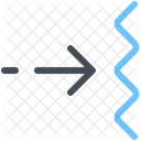 Uneven Surface Arrow Direction Icon