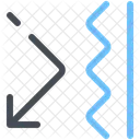 Uneven Surface Arrow Direction Icon