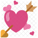 Arrow Valentine Cupid Icon