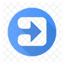 Arrow Square Button Icon