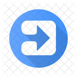 Arrow in square  Icon