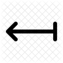 Arrow Left Bar Arrow Navigation Navigate Icon