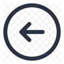 Arrow Left Circle Arrow Icons Outline Arrows Icon