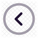 Arrow Left Circle  Icon