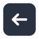 Arrow Left Rectangle Location Arrow Icon