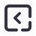 Arrow Left Square Icon