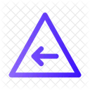 Arrow Left Triangle  Icon