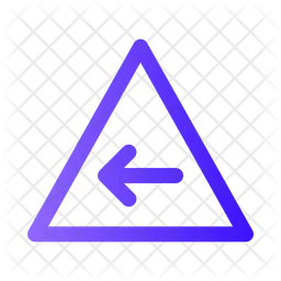 Arrow Left Triangle  Icon