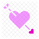 Arrow Love Heart Love Icon