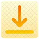 Arrow Narrow Bottom Alignment Icon