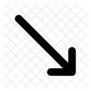 Arrow Narrow Bottom Right  Icon