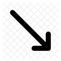 Arrow Narrow Bottom Right  Icon