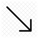 Arrow Narrow Bottom Right  Icon