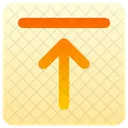 Arrow Narrow Top Alignment Icon