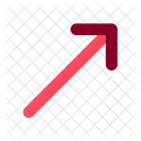 Arrow Diagonal Long Icon