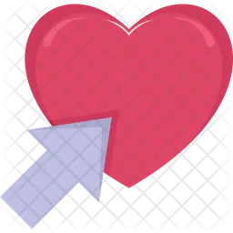 Arrow On Heart  Icon