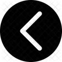 Arrow Pointing Left Inside A Circle Arrow Direction Icon