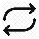 Arrow Reload Horizontal Line Rounded Icon