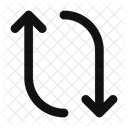 Arrow Reload Vertical Line Rounded Icon