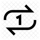 Arrow Repeat Media Spin Icon