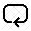 Arrow Repeat Media Spin Icon