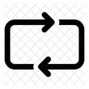 Arrow-repeat-center  Icon