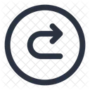 Arrow Return Circle Arrow Icons Outline Arrows Icon