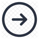 Arrow Right Circle Arrow Icons Outline Arrows Icon