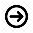 Arrow Right Circle  Icon