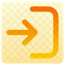 Arrow Right To Bracket Icon