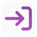 Arrow Right To Bracket Icon