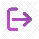 Arrow Right To Bracket Icon