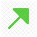 Arrow Right Up Arrow Direction Icon