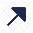 Arrow Right Up Arrow Direction Icon