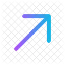 Arrow Right Up Arrow Direction Icon