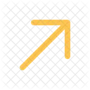 Arrow Right Up Arrow Direction Icon