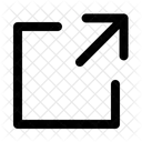 Arrow Square Out Export External Icon