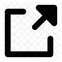 Arrow Square Out Export External Icon