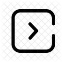 Arrow Square Right Arrow Right Icon